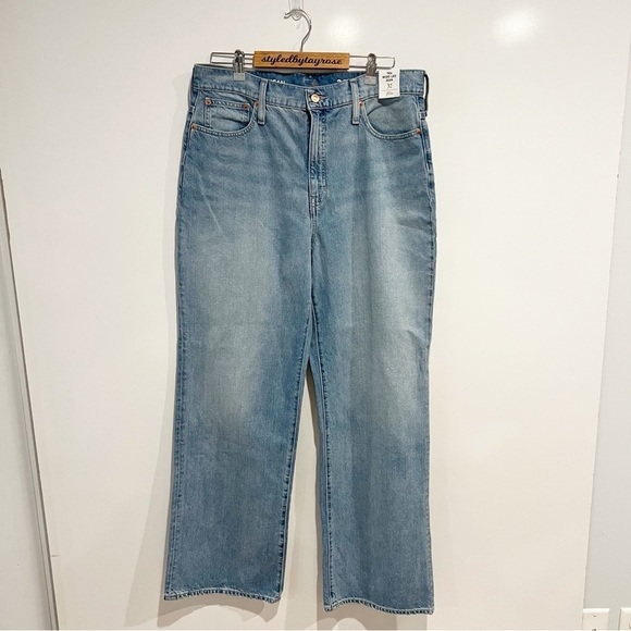 NWT J. Crew High-rise '90s wide-leg jean in Morningside wash - Picture 3 of 9